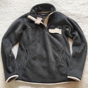 NWT Patagonia Re-Tool Snap-T Fleece Feather Grey M